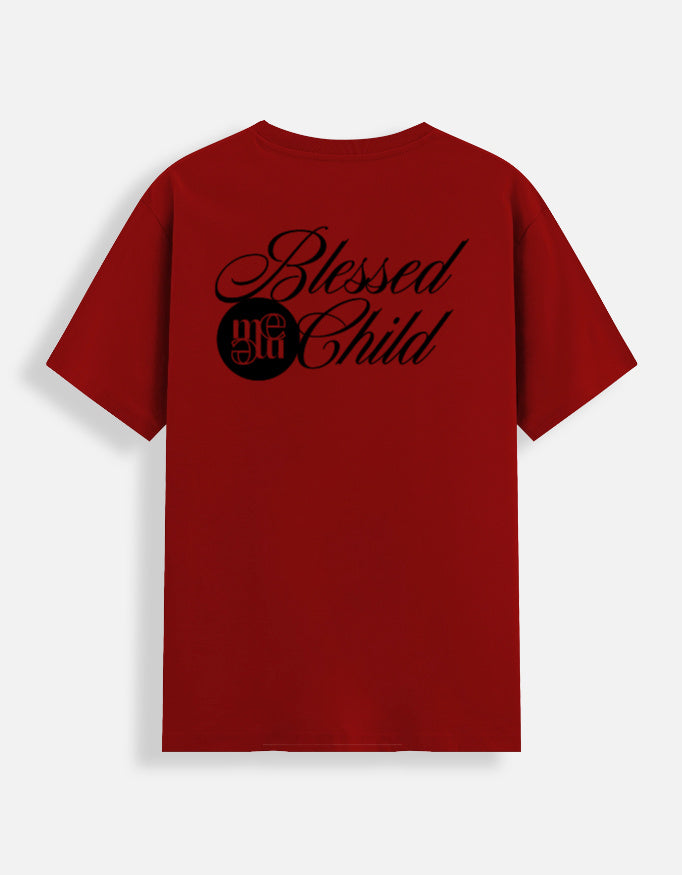 Blessed child t-shirt back red