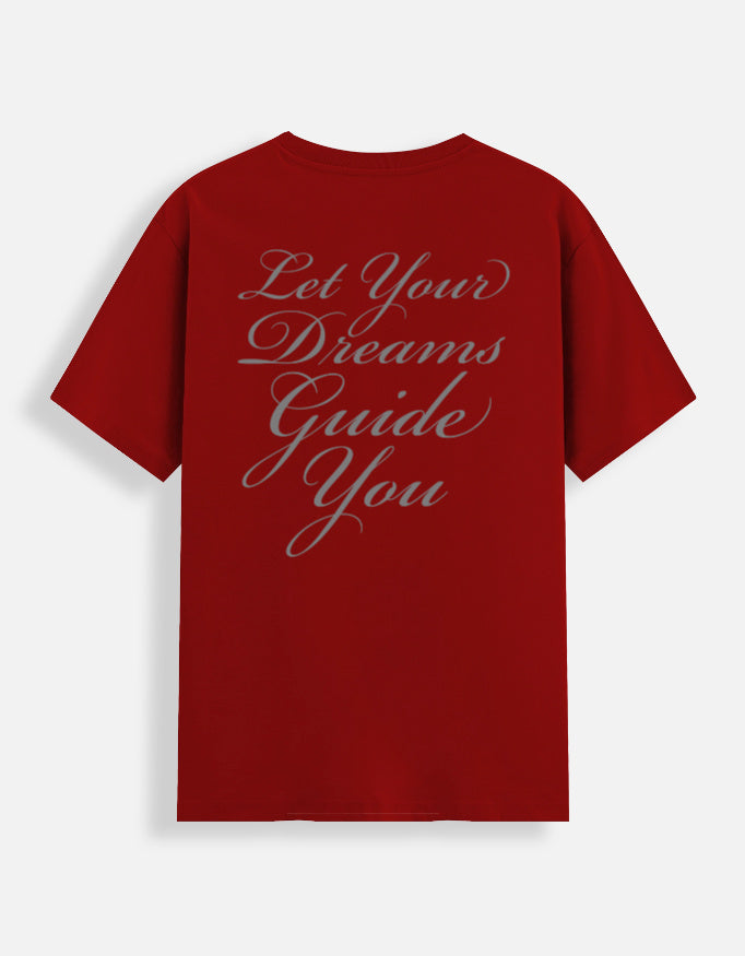 Dream guide t-shirt back red