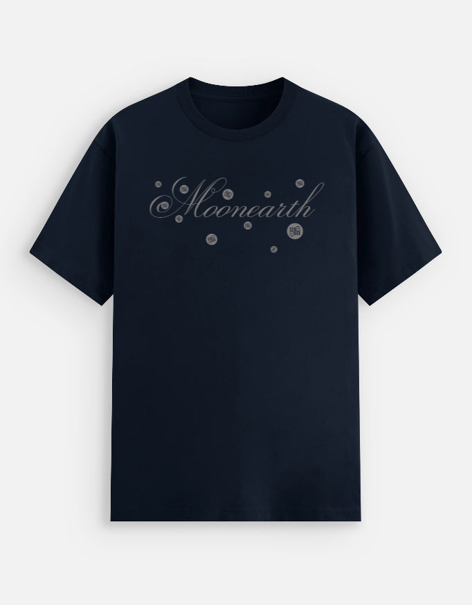 Heaven sent t-shirt front navy blue