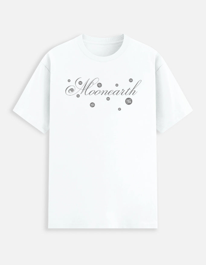 Heaven sent t-shirt front white