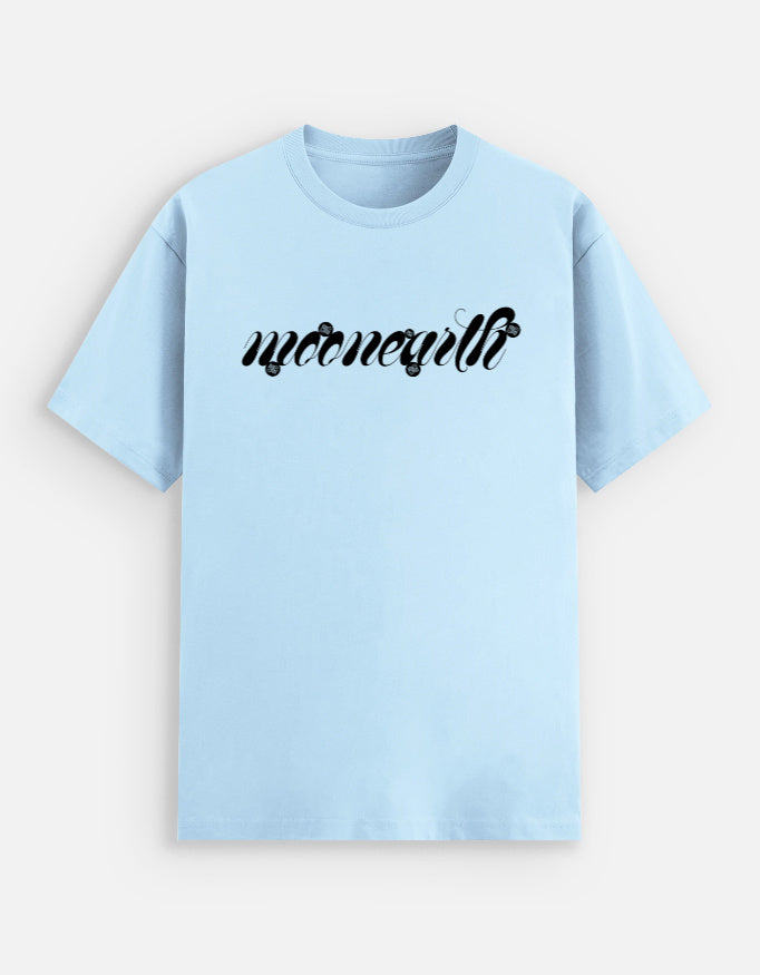 Me got wings t-shirt front baby blue