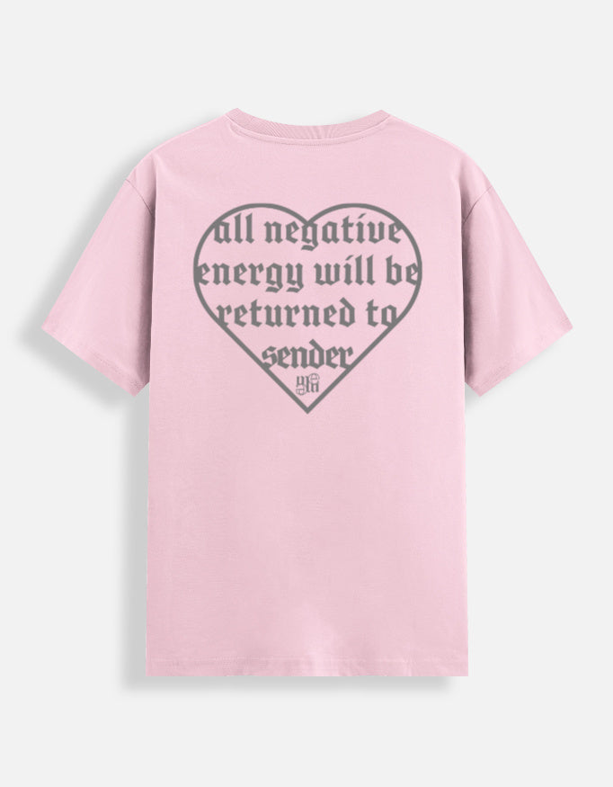 Nonegativity t-shirt back pink